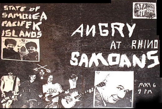 1979-05-06 - angry samoans Rhino Flyer - Todd Homer